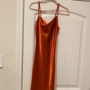 Bebe  Cami Dress.Orange XS